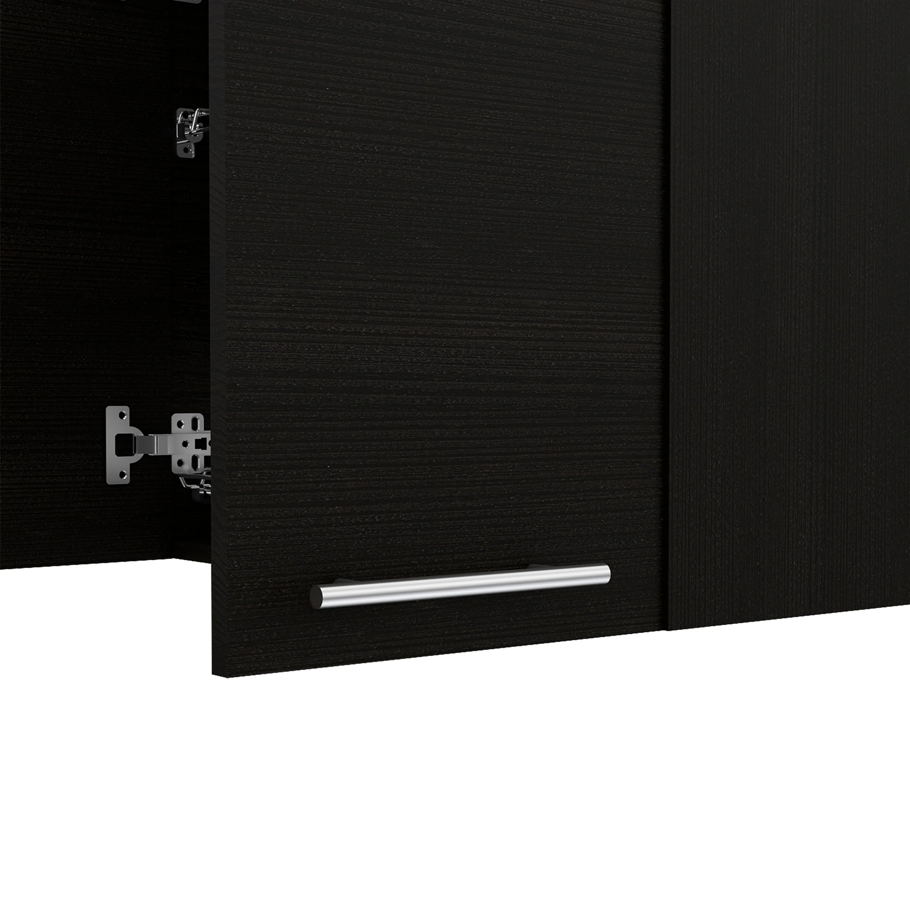 FM Furniture Sitka Wall Cabinet, Two Spacious Divisions