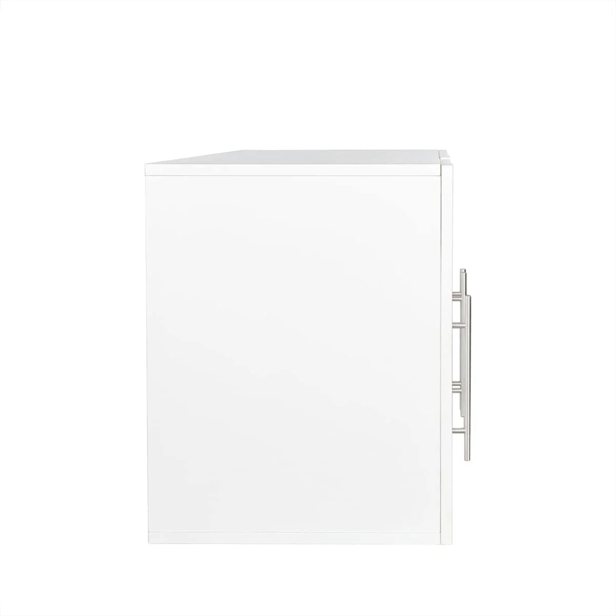 Stackable Wood Wall Mounted Storage Cabinet,White