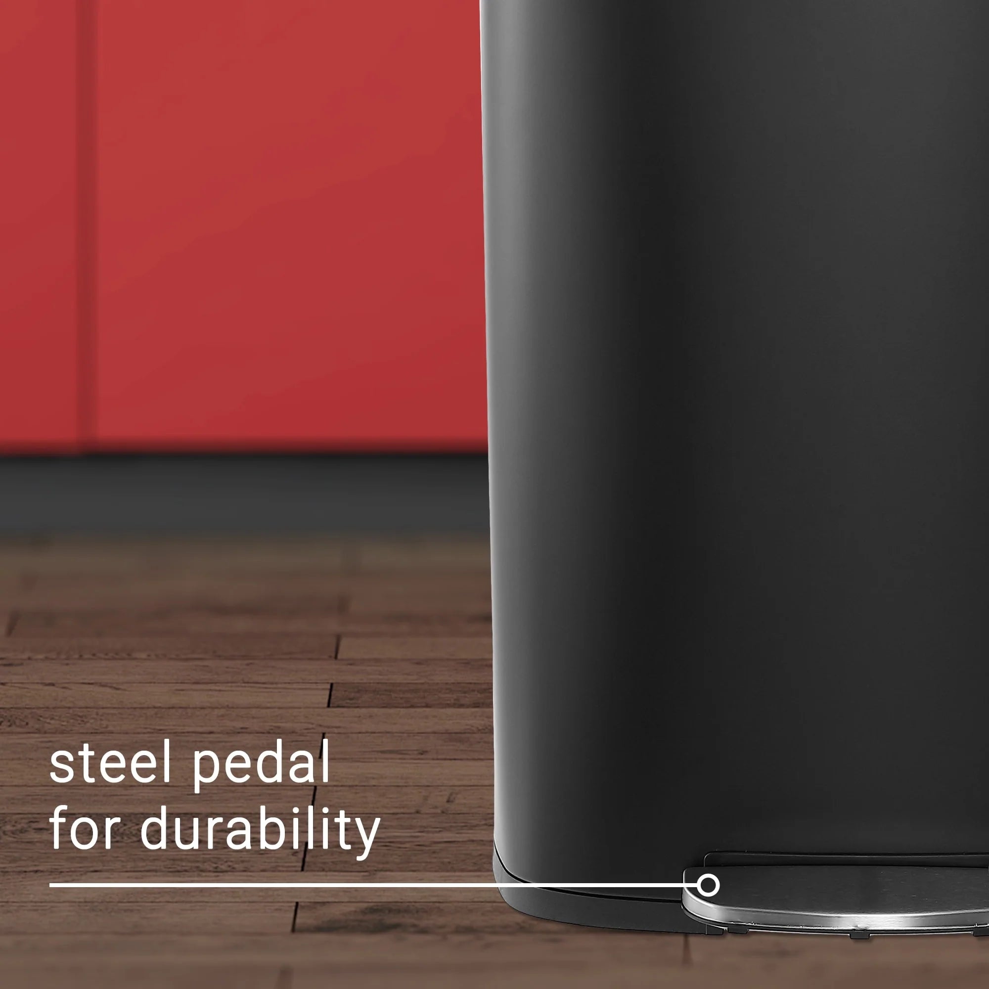 happimess 13-Gallon Trash Can with Soft-Close Lid and FREE Mini Trash Can