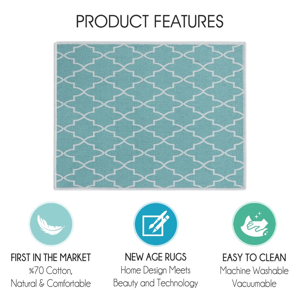 Large Dish Drying Mat for Kitchen Counter - Super-Absorbent Washable Cotton Large Baby Bottle Dryer Pad - Highly Absorbent Ultra