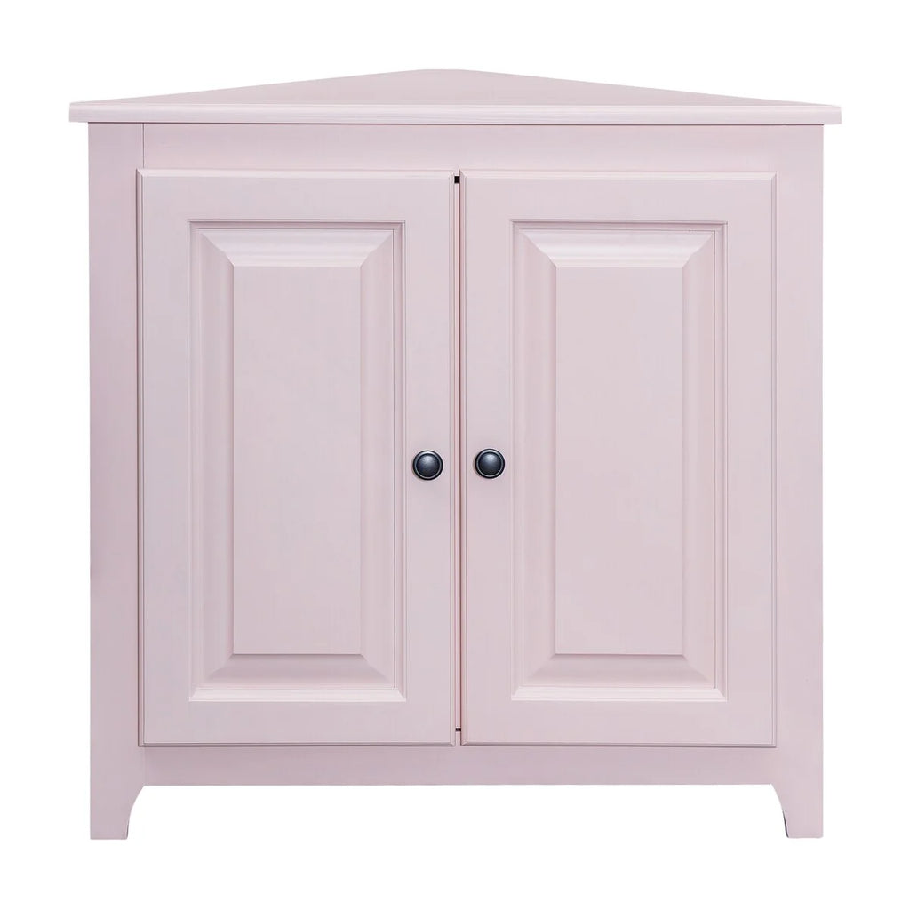 Arch+Haven Solid Wood Corner Cabinet