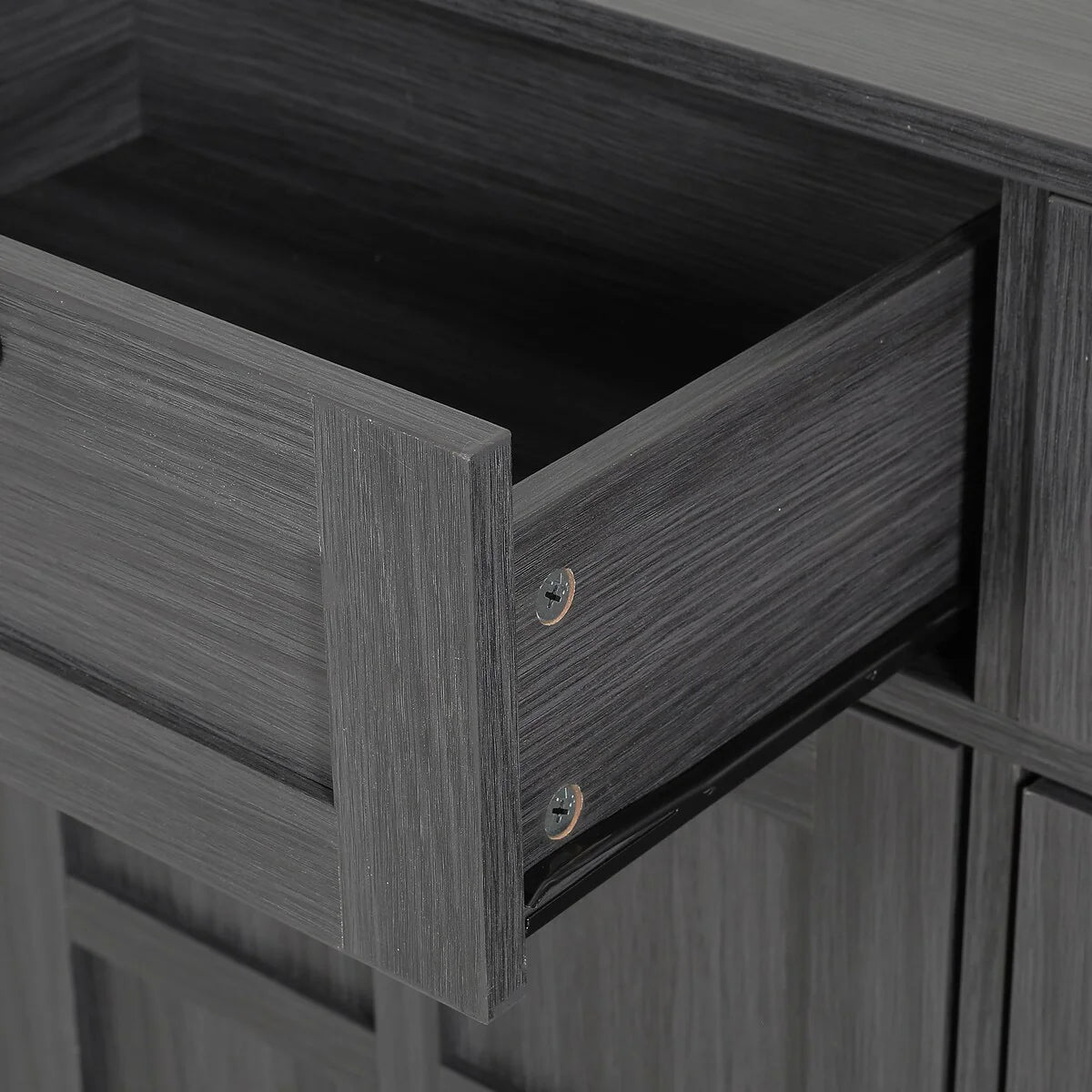 Kitchen Island With Double Tilt Out Trash Can Cabinet