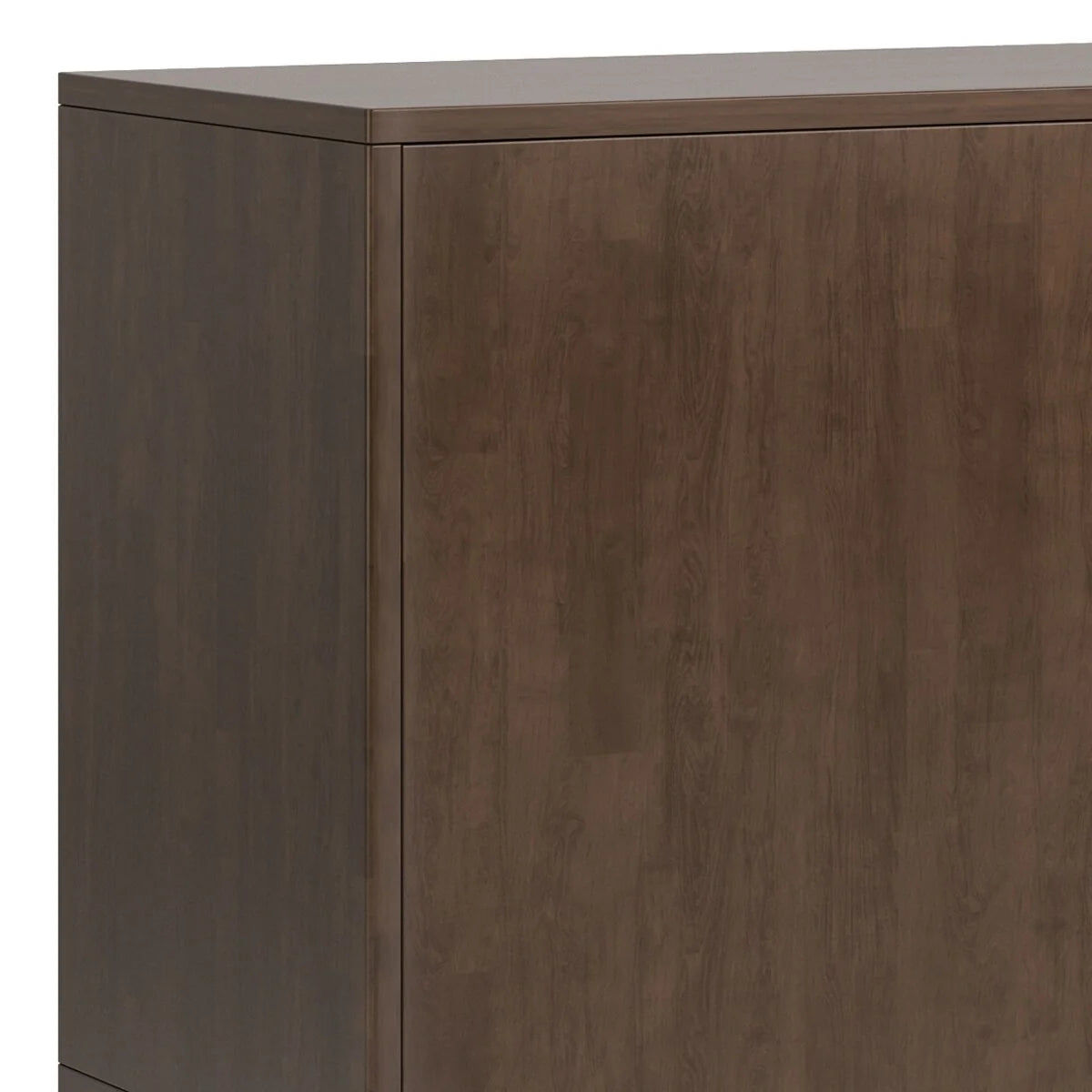 WYNDENHALL Pearson SOLID HARDWOOD 60 inch Wide Mid Century Design Sideboard Buffet in Walnut Brown - 17"d x 60"w x 30"h