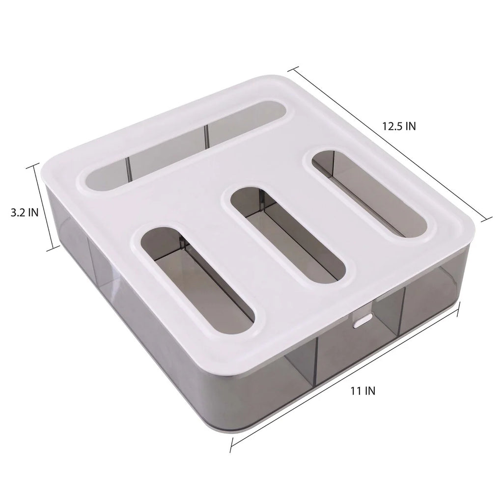 Kitchen Details 4 Compartment Storage Bag Organizer