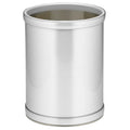 Mylar Metalic 10.25-inch Round Waste Basket