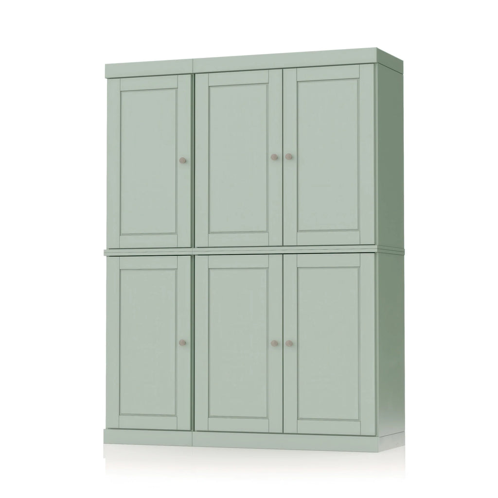 Palace Imports 100% Solid Wood 48.5" China Pantry Cabinet with Solid or Clear Glass Doors and Adjustable Shelves - 48.5" x 71.5"