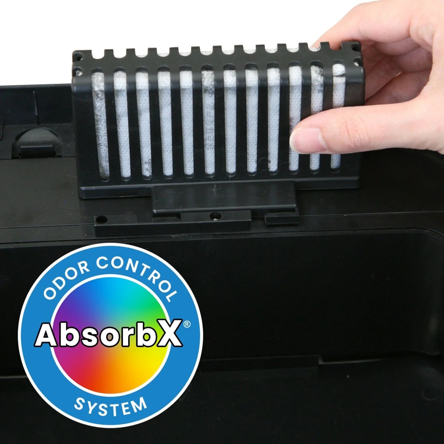 iTouchless AbsorbX Trash Can Odor Filters 2-Pack