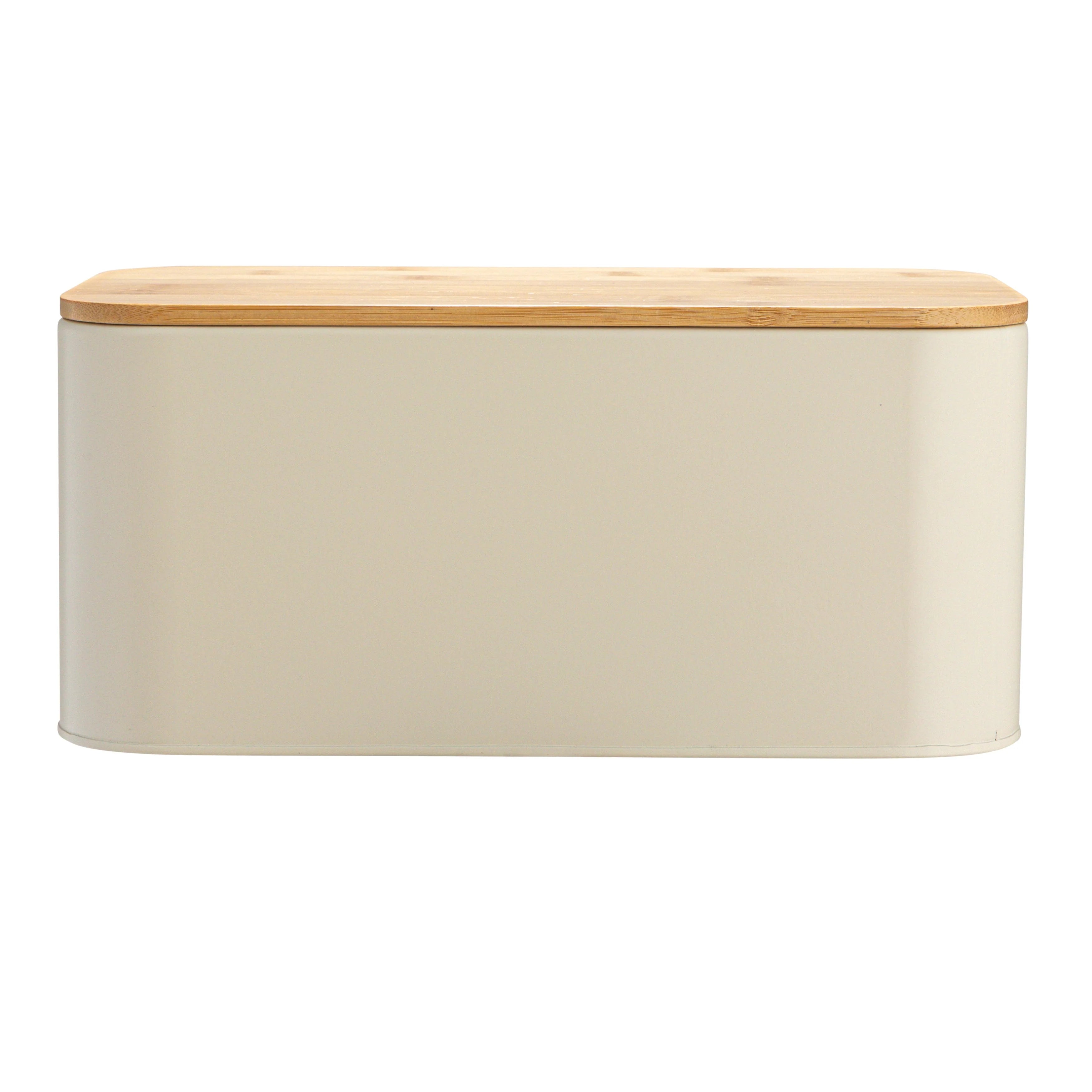 Metal "Bread" Bin with Bamboo Lid