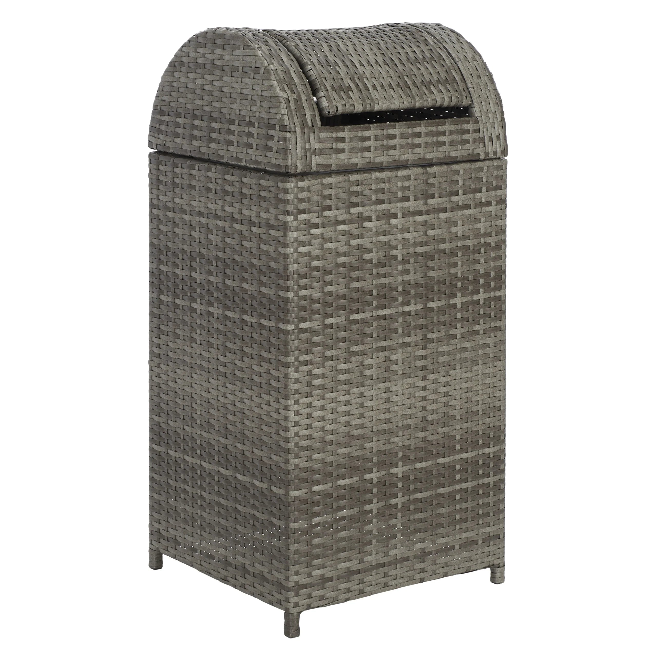SAFAVIEH Outdoor Karyme Trash Bin (Fully Assembled)