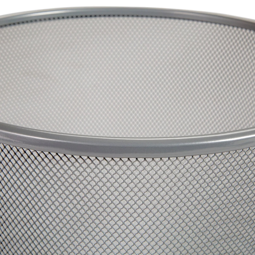 Seville Classics 6 Gal. Round Mesh Trash Can Recycling Bin (2-Pack)