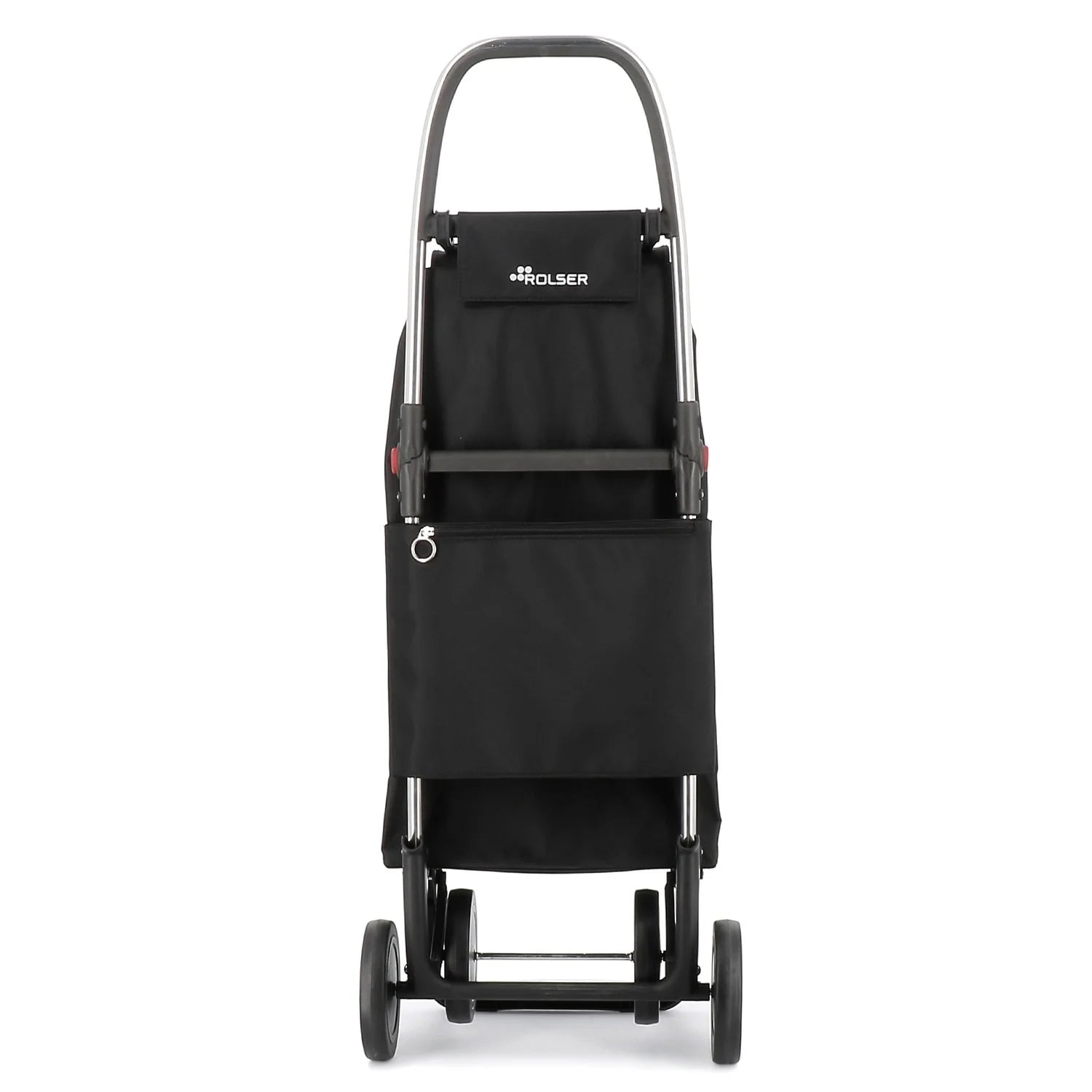 Rolser I-Max MF 4 Wheel Foldable Shopping Trolley - 15.35 in. W x 41.34 in. H x 12.6 in. D