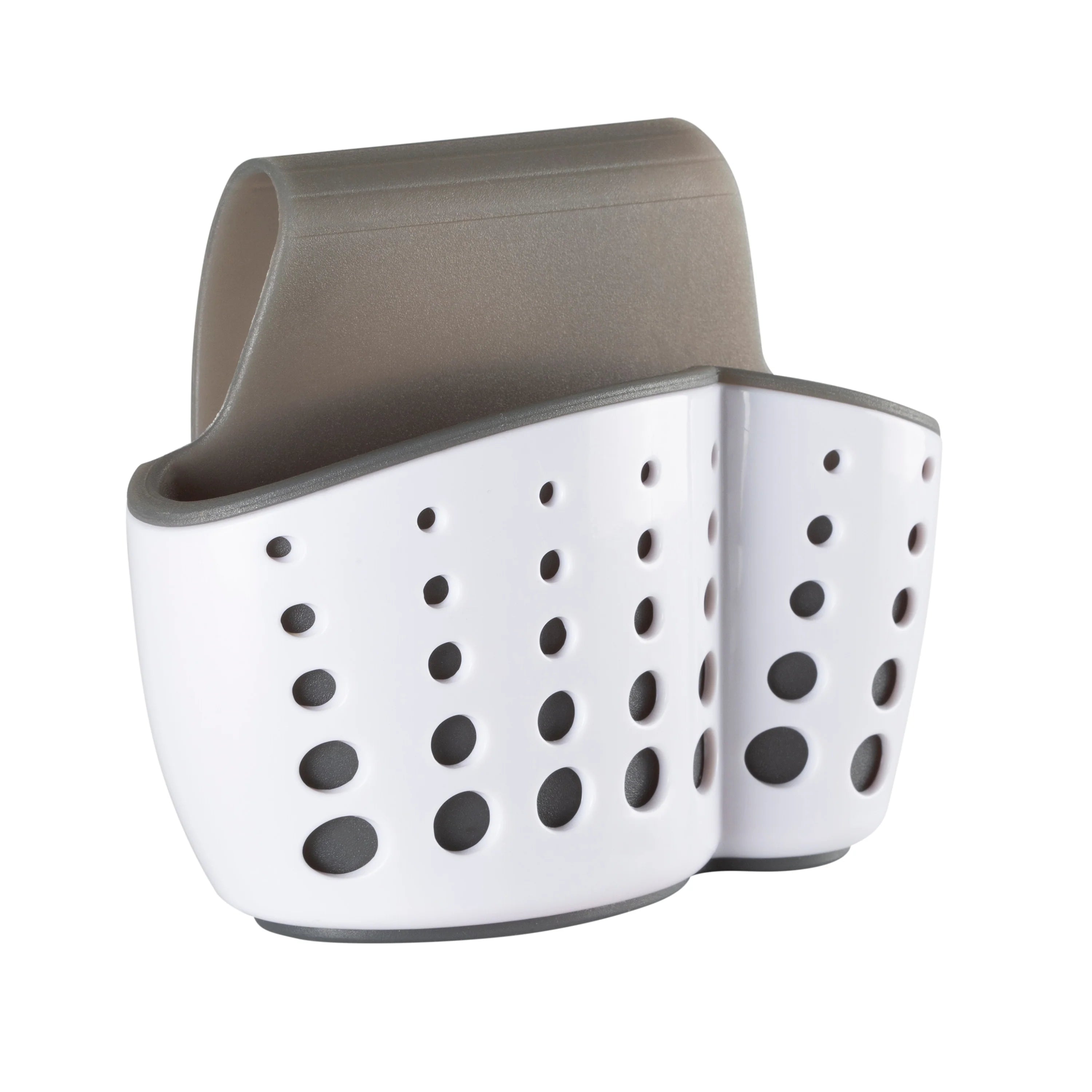 Kitchen Details 2-in-1 Sponge and Brush Sink Caddy - 5.7"x 2"x 4.7"