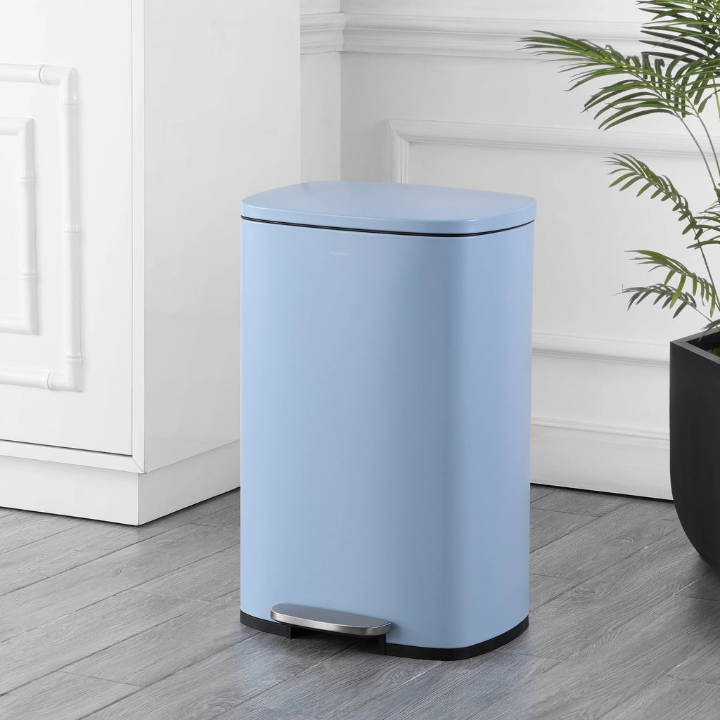 happimess 13-Gallon Trash Can with Soft-Close Lid and FREE Mini Trash Can