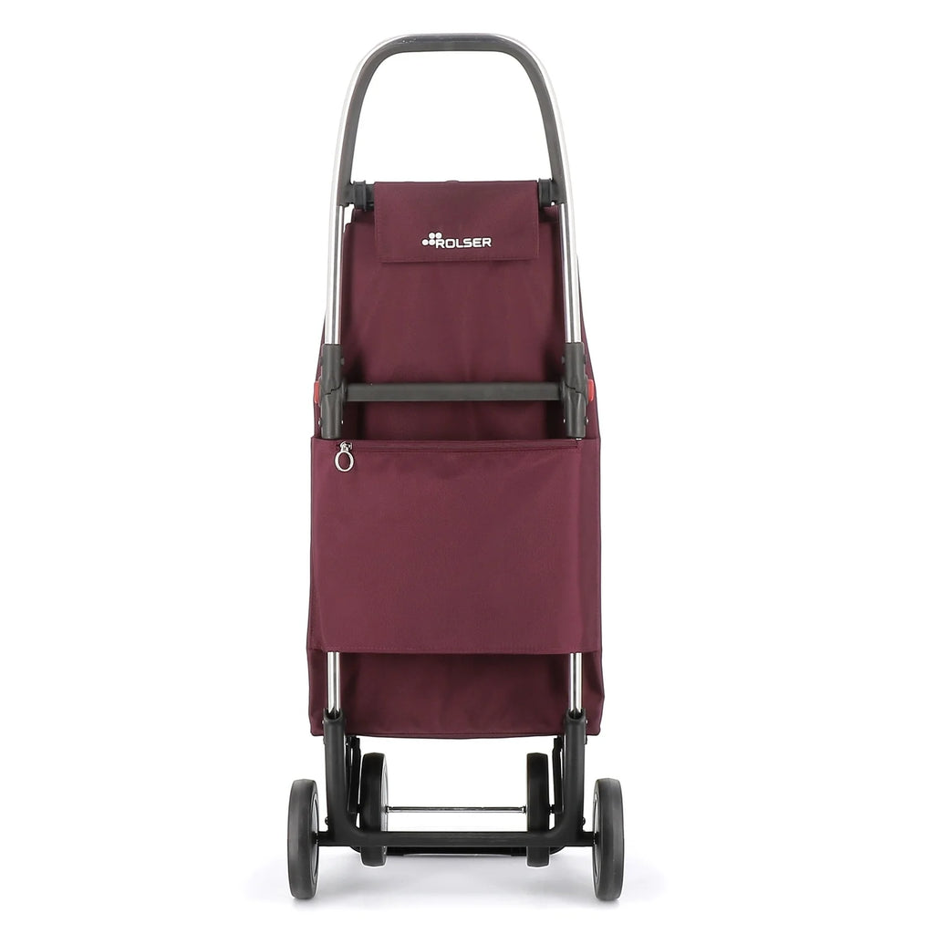 Rolser I-Max MF 4 Wheel Foldable Shopping Trolley - 15.35 in. W x 41.34 in. H x 12.6 in. D