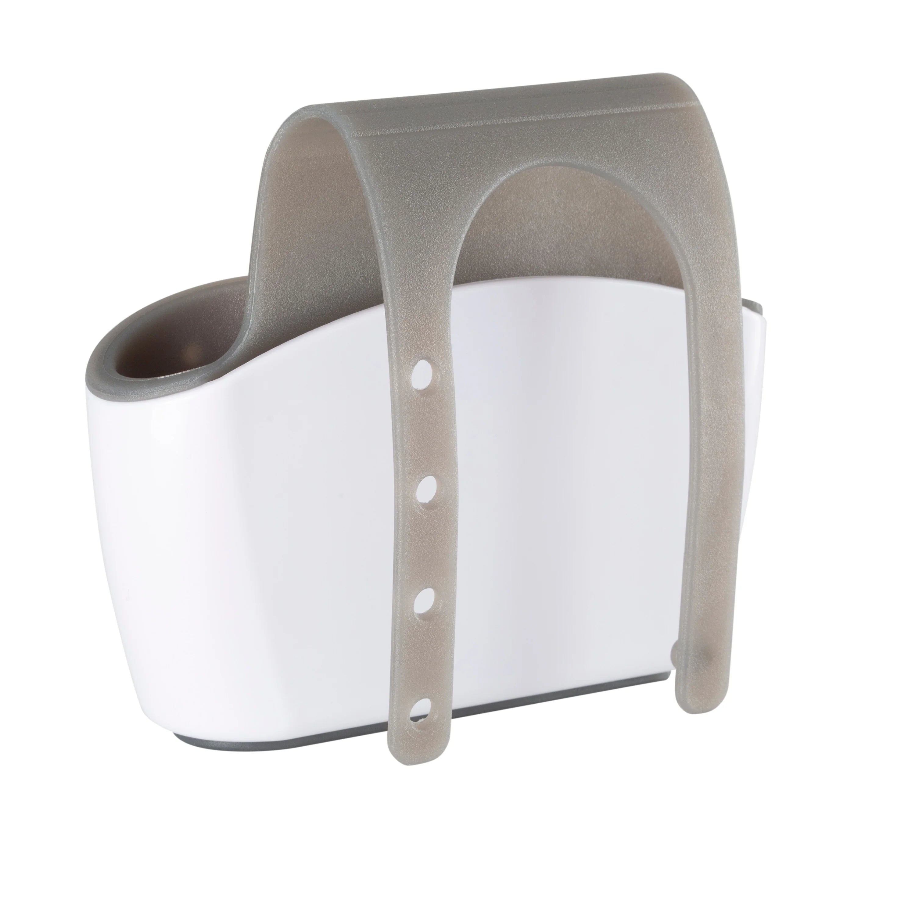 Kitchen Details 2-in-1 Sponge and Brush Sink Caddy - 5.7"x 2"x 4.7"