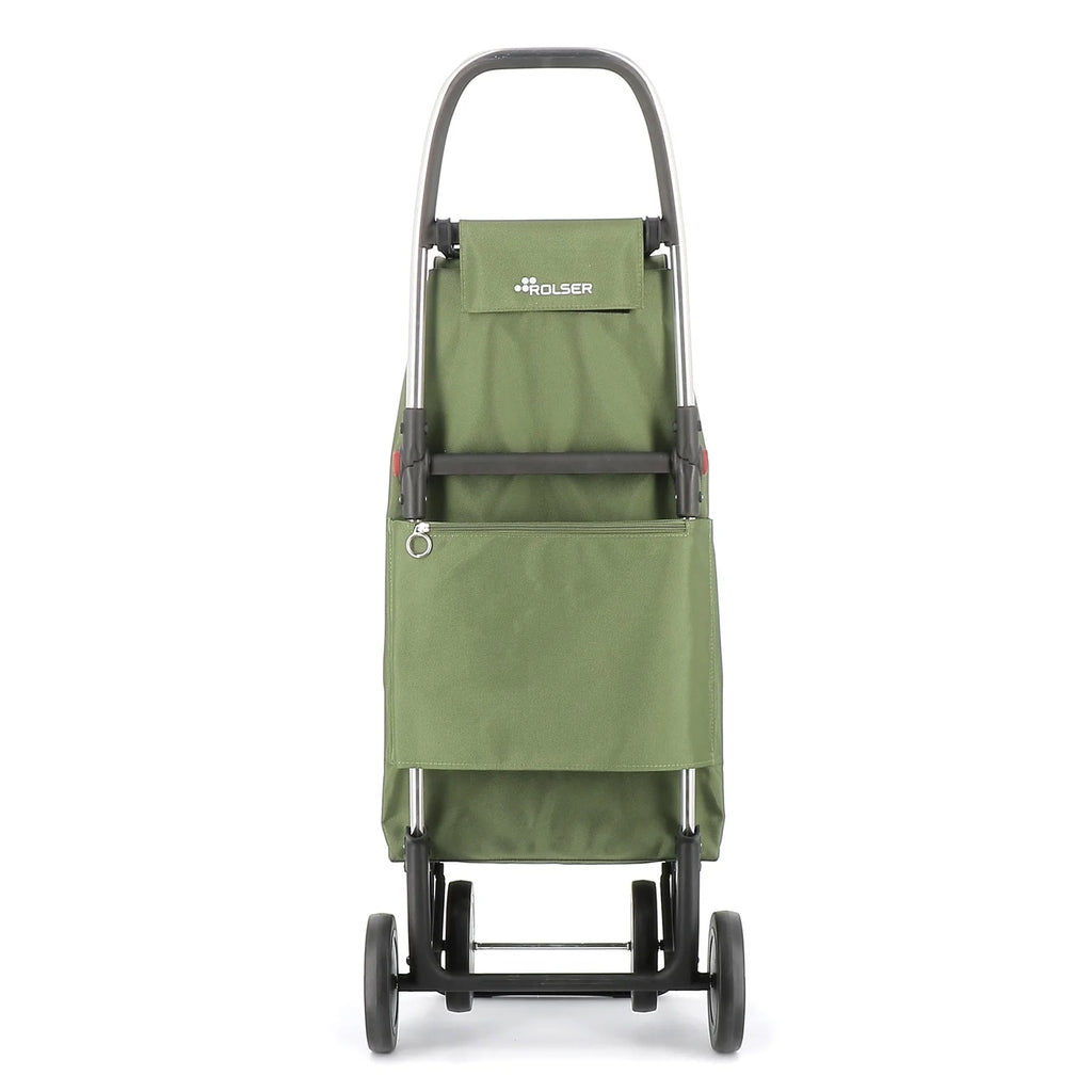 Rolser I-Max MF 4 Wheel Foldable Shopping Trolley - 15.35 in. W x 41.34 in. H x 12.6 in. D