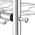 2-Tier Stainless Steel Dish Rack Plate Bowl Dish Drainer, Silver