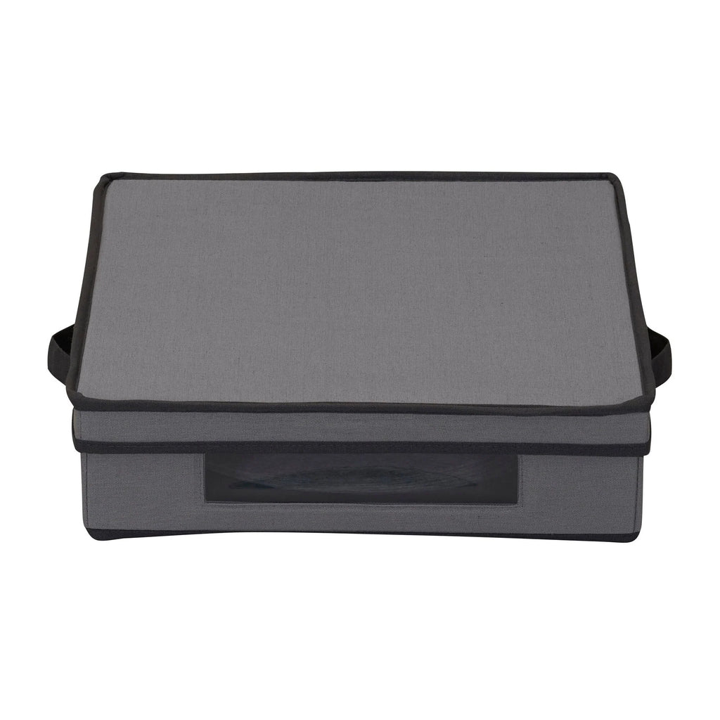 Household Essentials Charger Plate Storage Box - 14.5"L x 14.5"W x 4.0"H