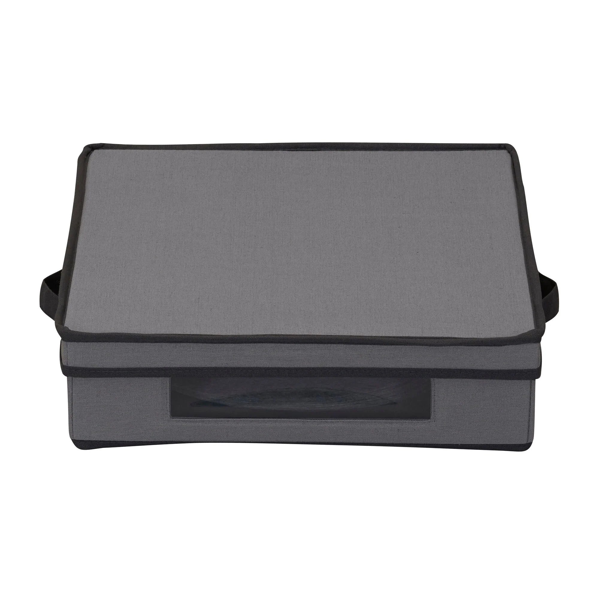Household Essentials Charger Plate Storage Box - 14.5"L x 14.5"W x 4.0"H
