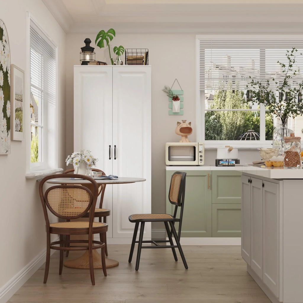 Versatile Kitchen Organizer: Compact 31.5" Cabinet with Smart Storage
