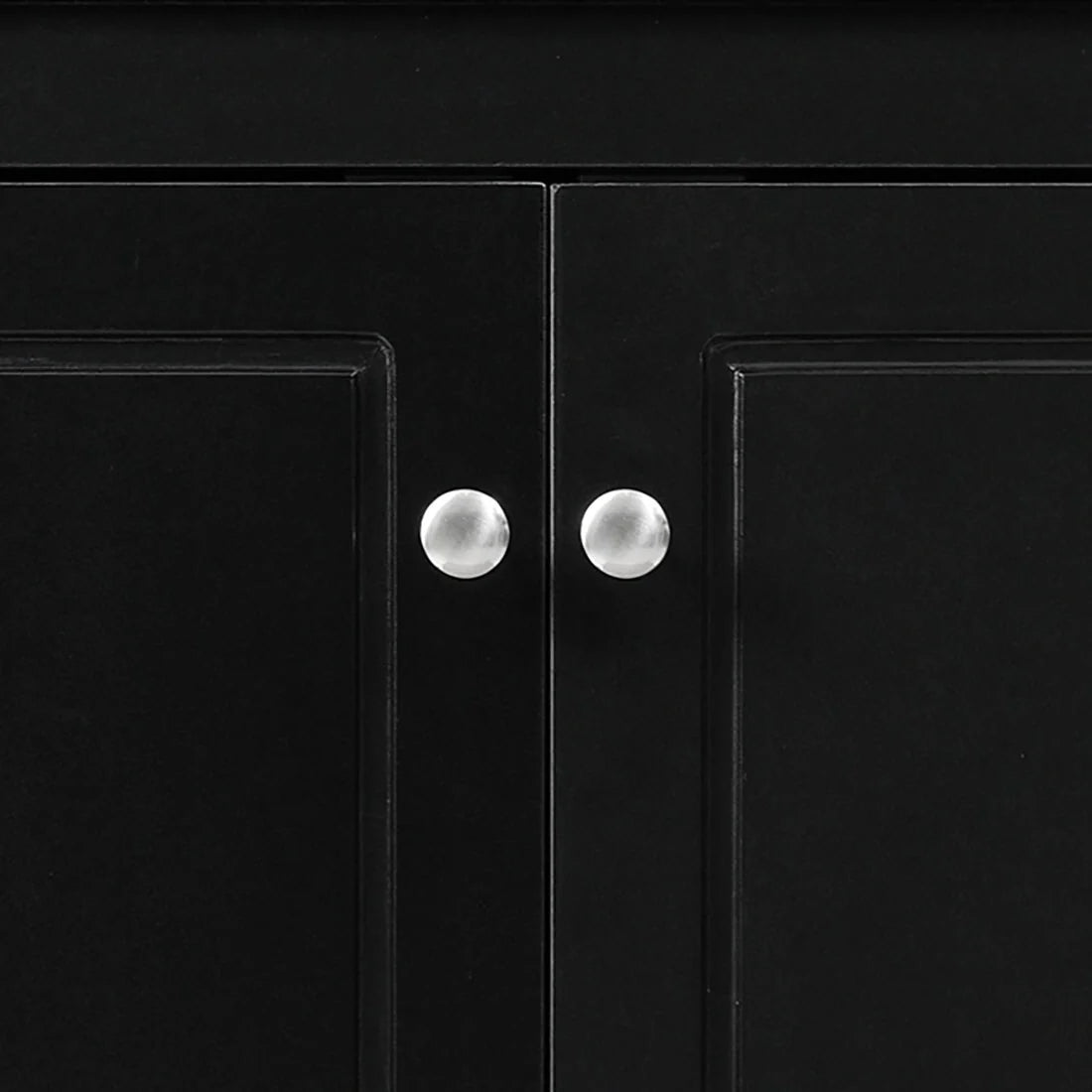 Modern Stylish Triangle Corner Storage Cabinet with Two Adjustable Internal Shelves