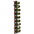 Epicureanist Wall Mount 9-Bottle Black Metal Wine Rack
