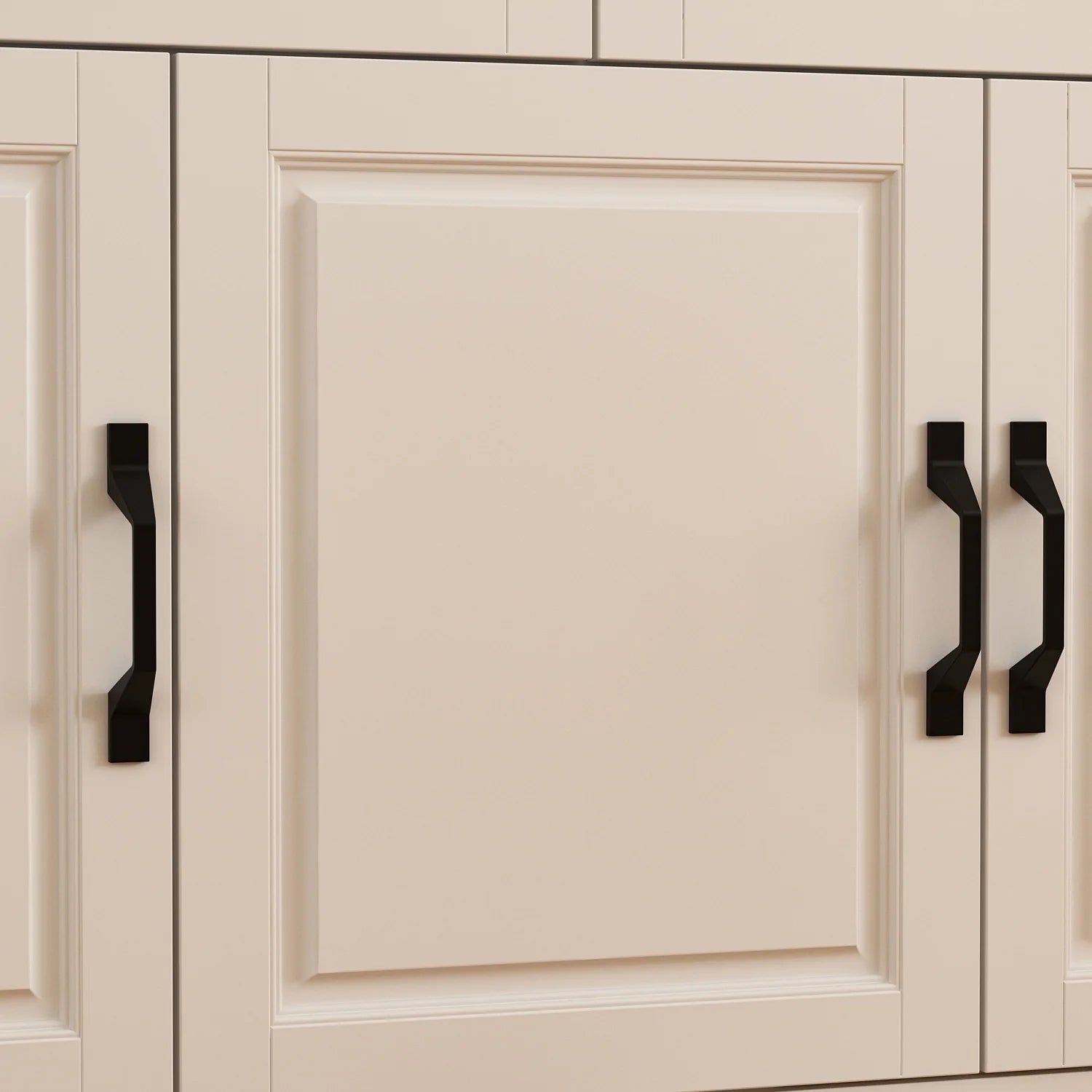 78.7"Modular White Curio Bookcase Cabinet w/Glass Doors Buffet Display