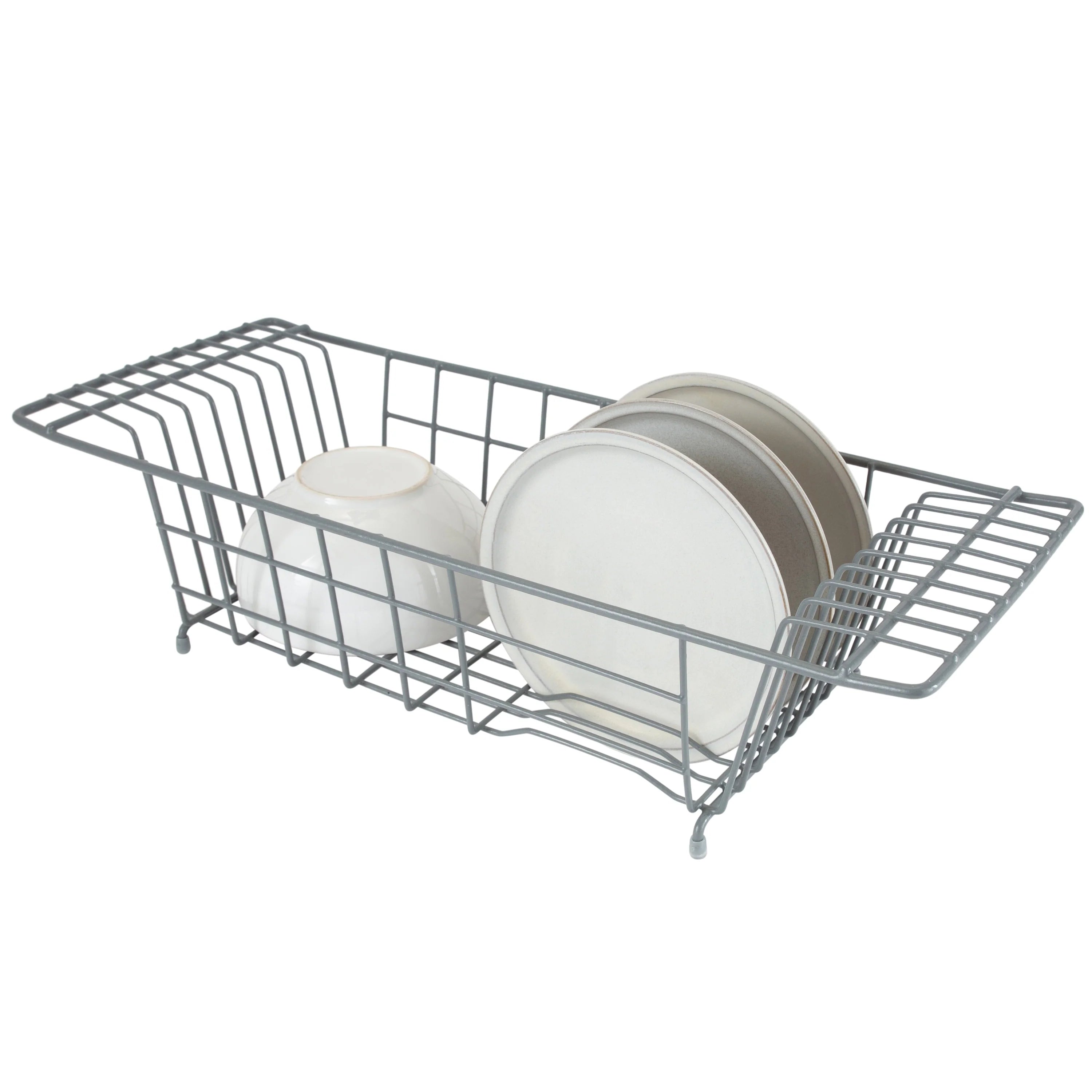 Kitchen Details Grey Over-the-sink Dish Rack - 19.92" x 7.99" x 5.12"