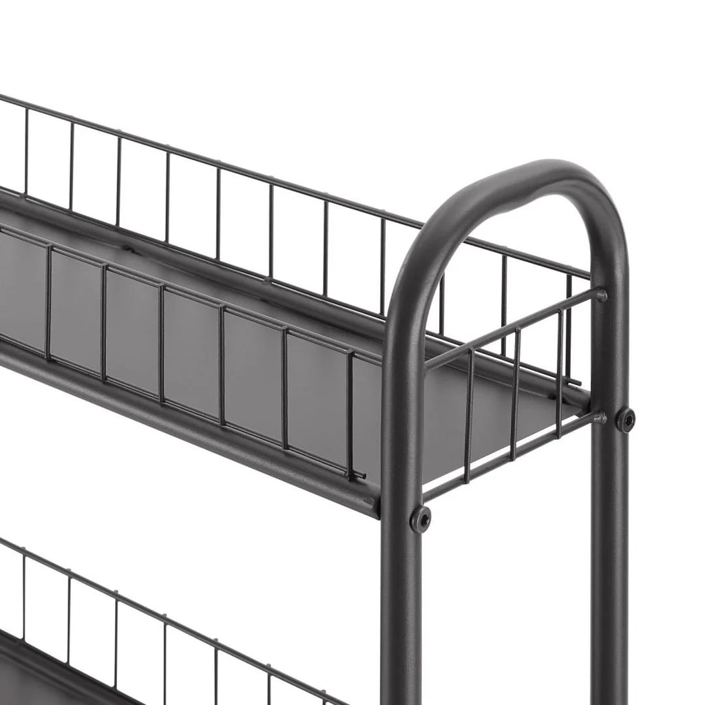 6-Tier Rolling Cart Gap Kitchen Slim Slide Out Storage Tower Rack with Wheels