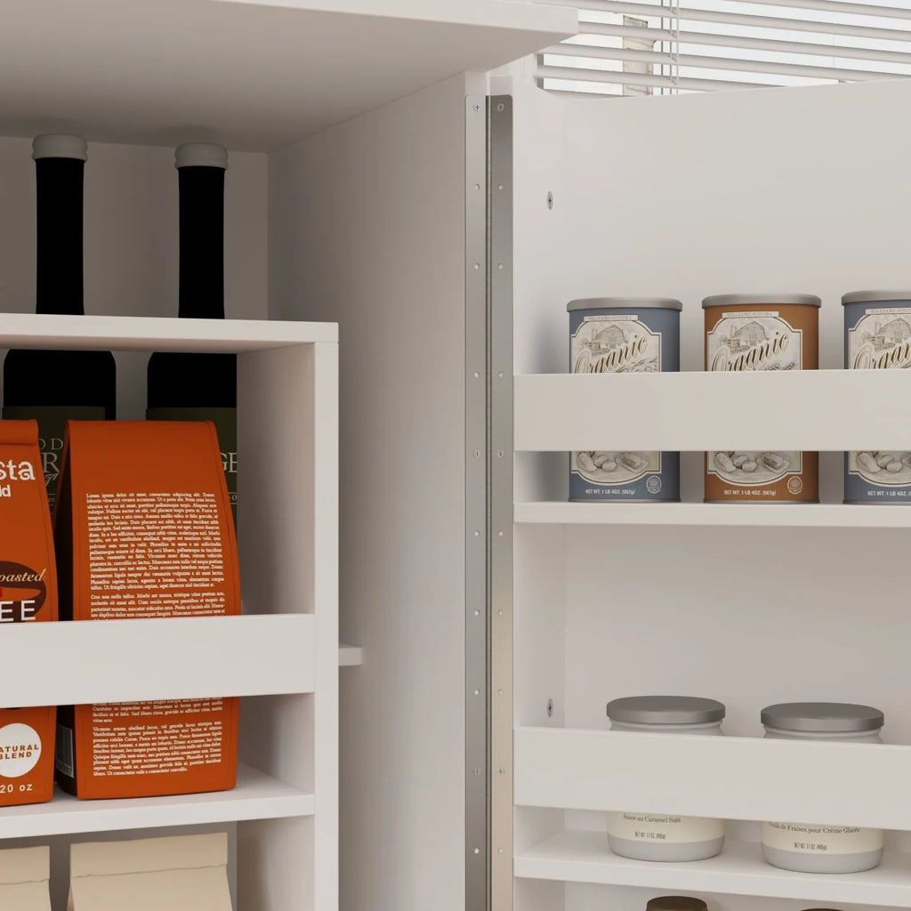 Versatile Kitchen Organizer: Compact 31.5" Cabinet with Smart Storage