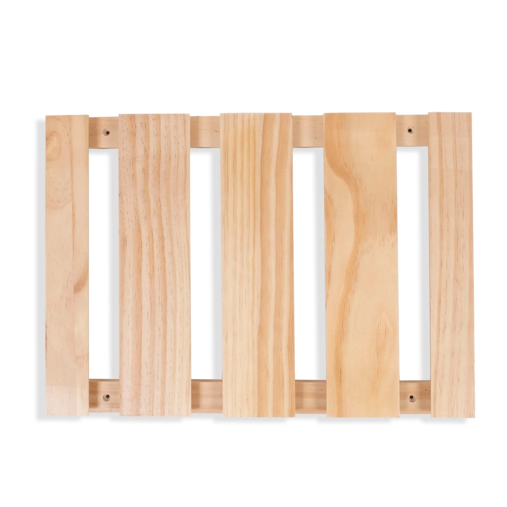 Rustic State Under Cabinet Wooden Stemware Rack Holder 17"x10"