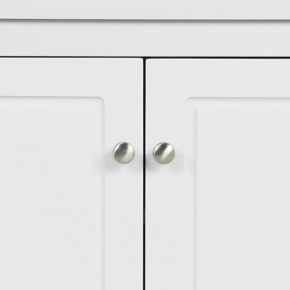 Modern Stylish Triangle Corner Storage Cabinet with Two Adjustable Internal Shelves