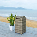 SAFAVIEH Outdoor Karyme Trash Bin (Fully Assembled)