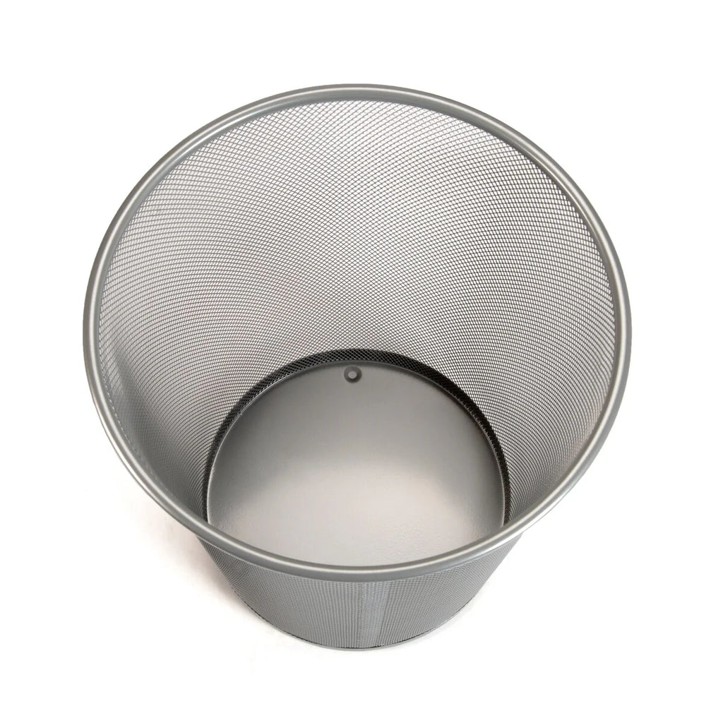 Seville Classics 6 Gal. Round Mesh Trash Can Recycling Bin (2-Pack)