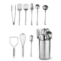 Stainless-Steel Kitchen Utensil Set - 10 Piece Set