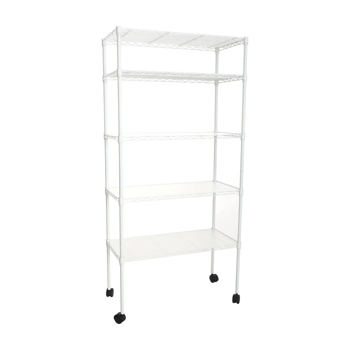 5 Tier Wire Shelving Unit, Heavy Duty Metal Large Storage Shelves Height Adjustable for Garage Kitchen Office