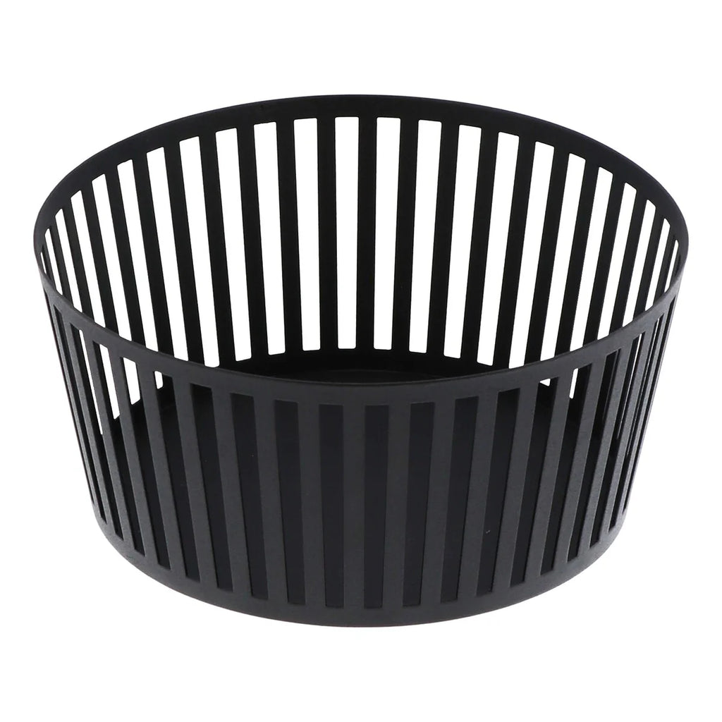 Yamazaki Home Fruit Basket - Two Sizes, Steel, Tall - L 8.46 x W 8.46 x H 3.94 inches