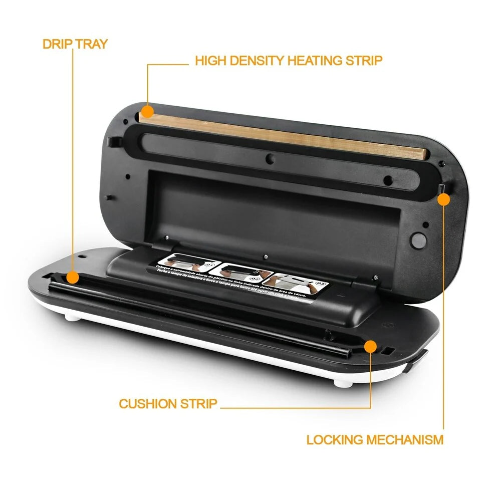 MegaChef Home Vacuum Sealer and Food Preserver with Extra Bag