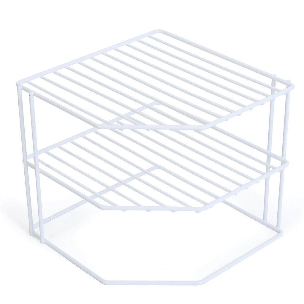 Smart Design 3-Tier Kitchen Corner Shelf Rack