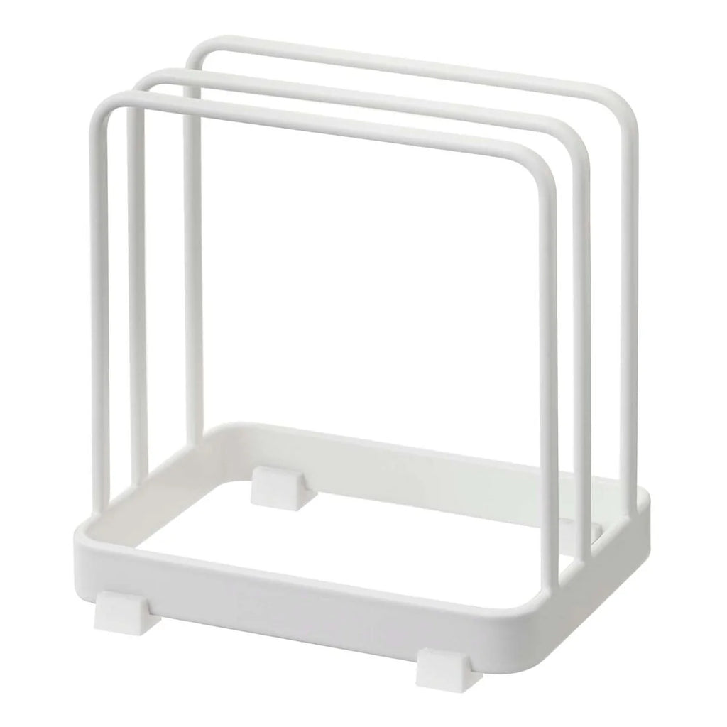 Yamazaki Home Cutting Board Stand, Steel - L 3.54 x W 4.72 x H 4.72 inches