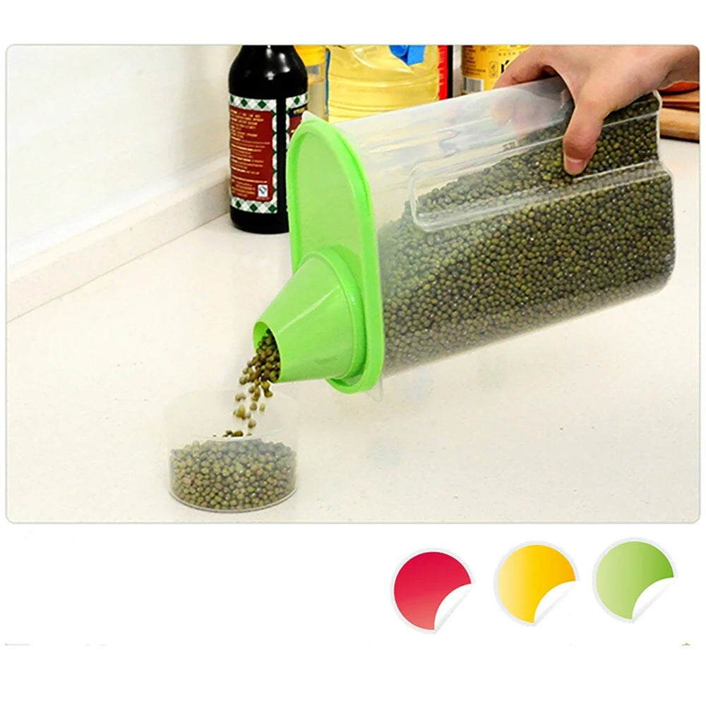 BPA-Free Food Storage Containers with Lid - Perfect for Storing Flour, Sugar, Grains, Rice, Cereals, and Baking Supplies