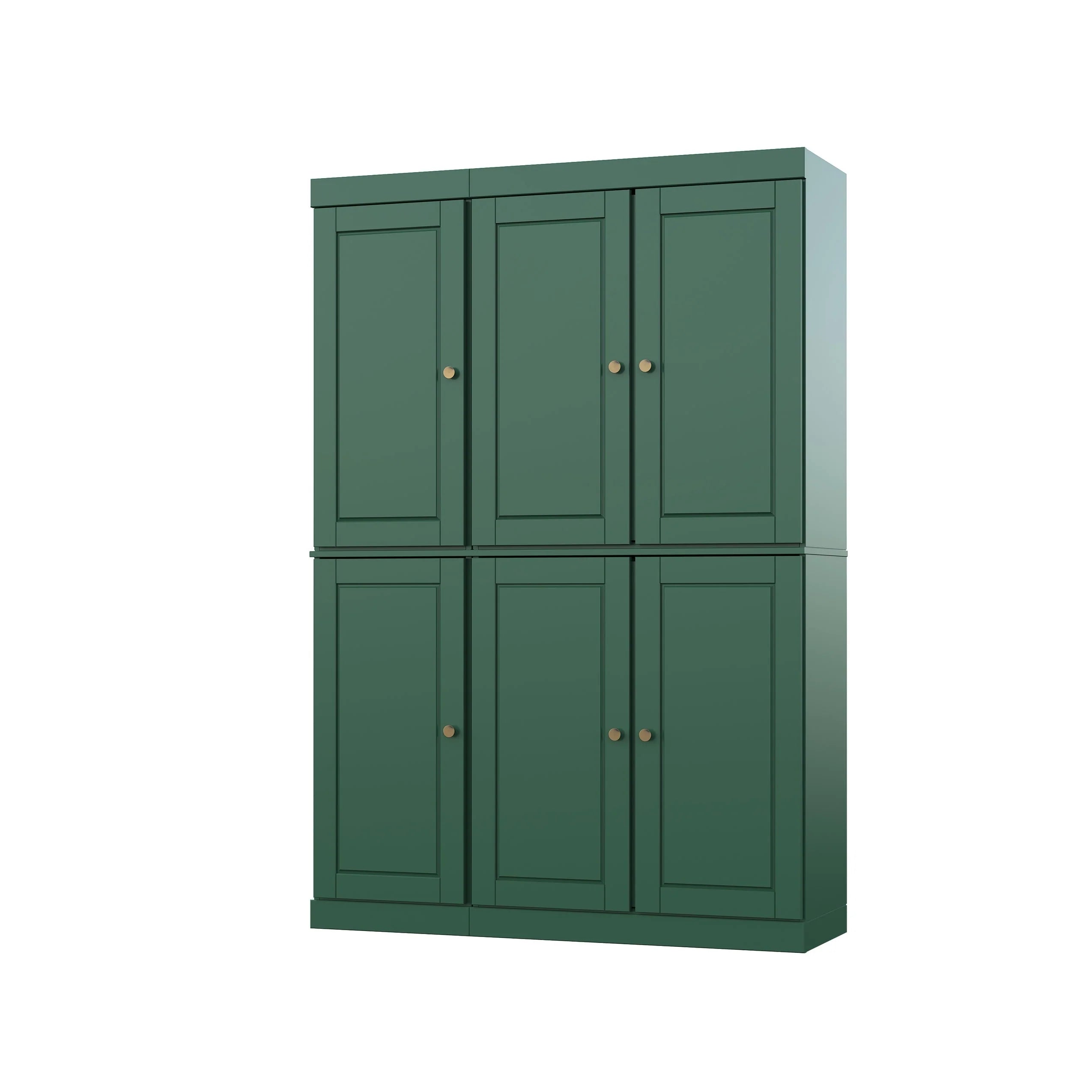 Palace Imports 100% Solid Wood 48.5" China Pantry Cabinet with Solid or Clear Glass Doors and Adjustable Shelves - 48.5" x 71.5"