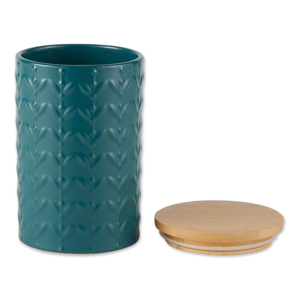 Retro Vine Texture Ceramic Canister (Set of 3)