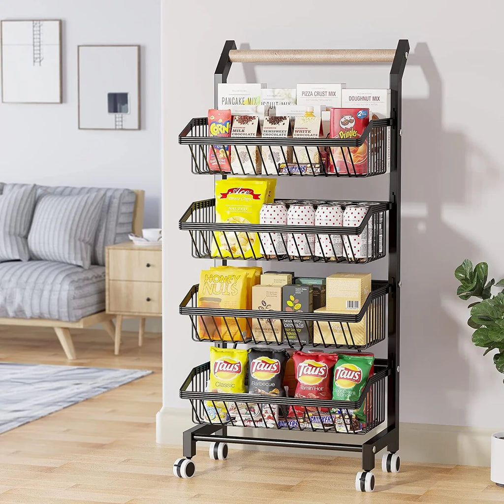 4-Tier Adjustable Fruit Vegetable Basket