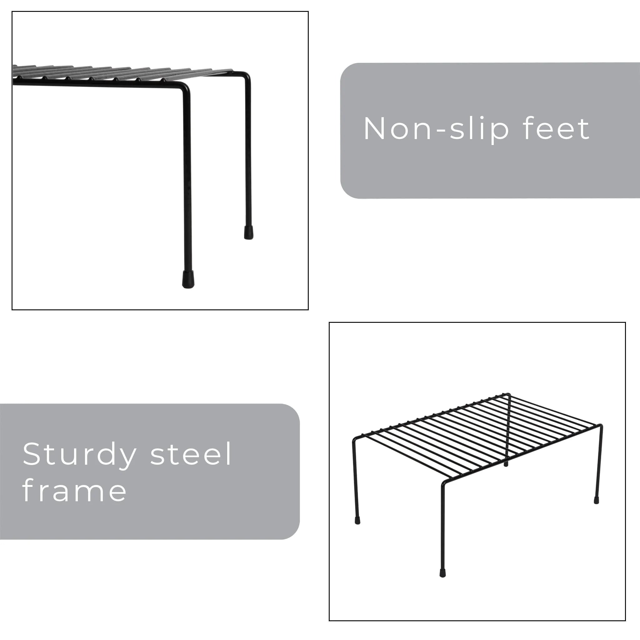 Smart Design Cabinet Storage Shelf Rack - 8.5 x 13.25 inch