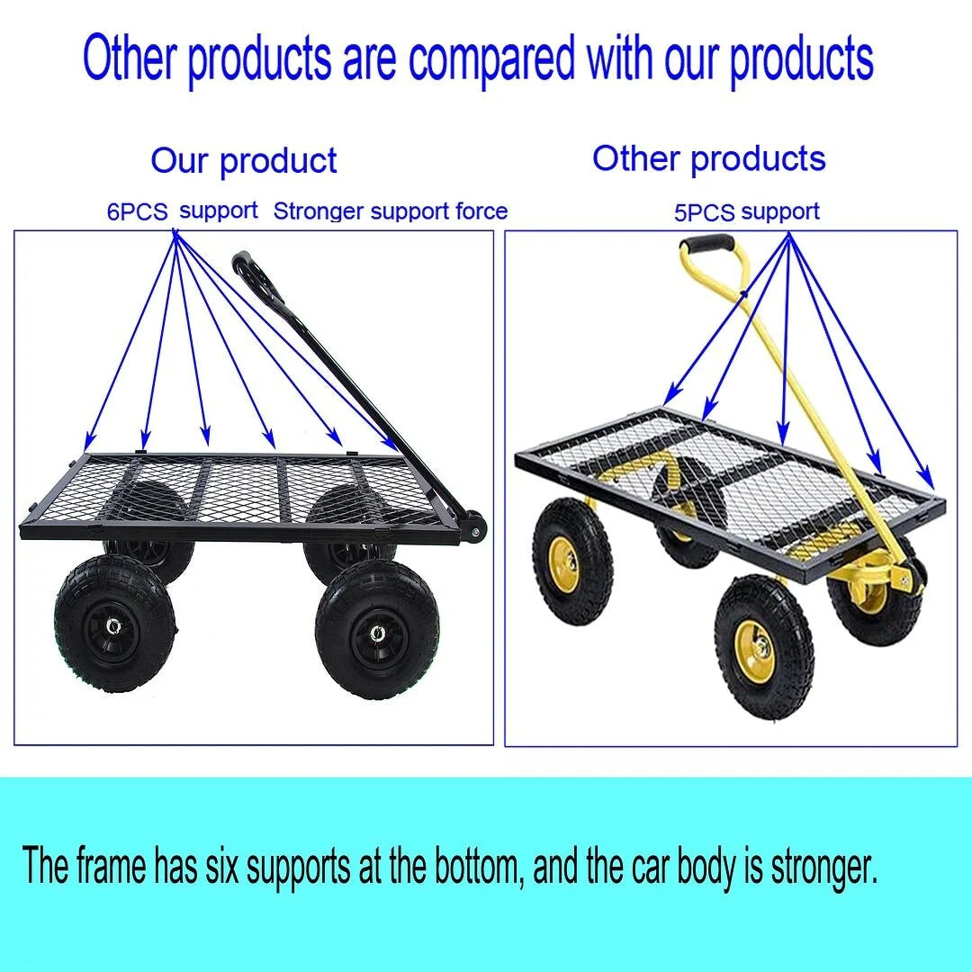 Folding Wagon Garden Shopping Beach Cart