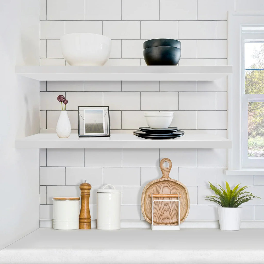 Sorbus Long Floating Shelves for Wall Set of 2 - 35"L x 9"W x 1.5"H