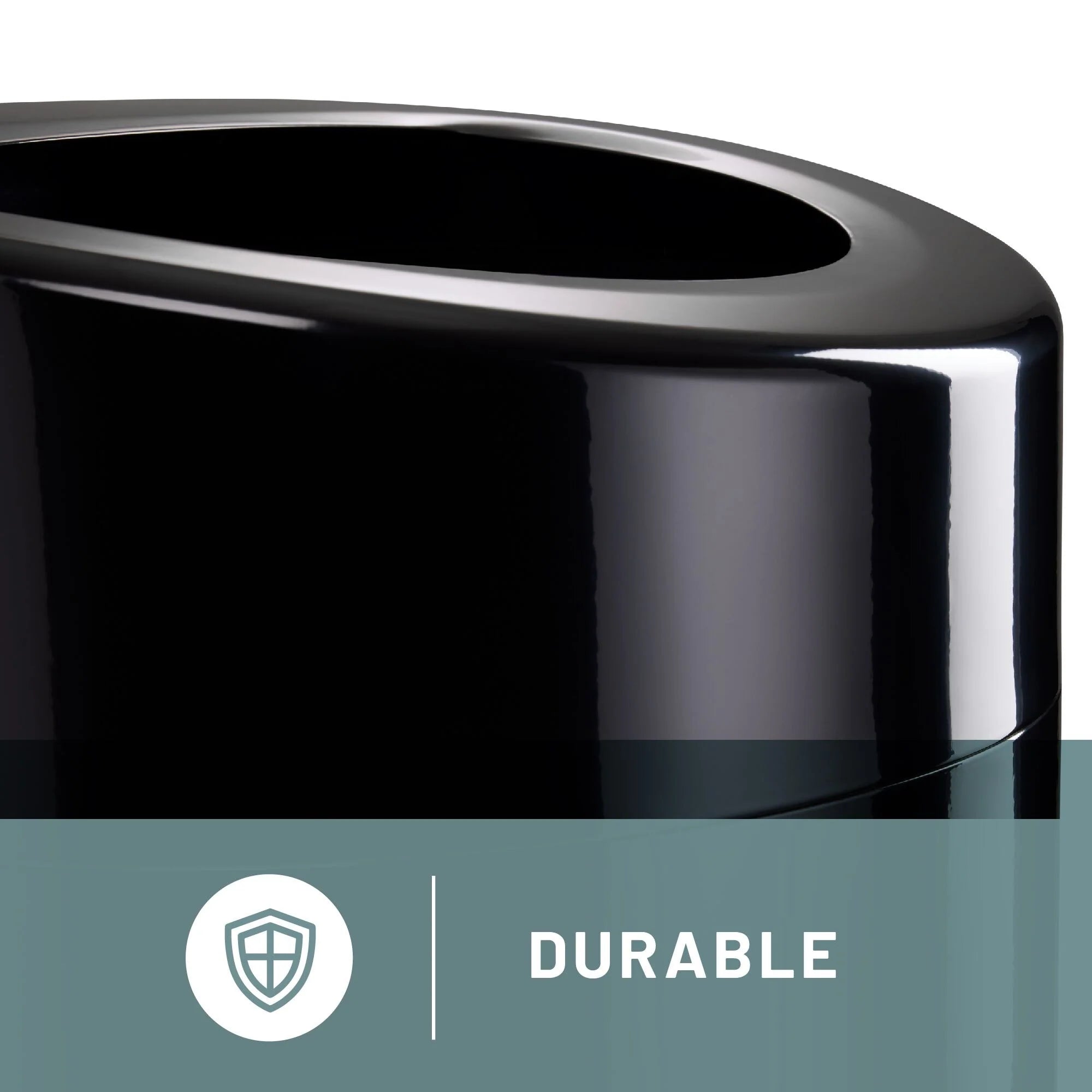 Large Trash Can, 30-Gallon Metal Garbage Can, Receptacle