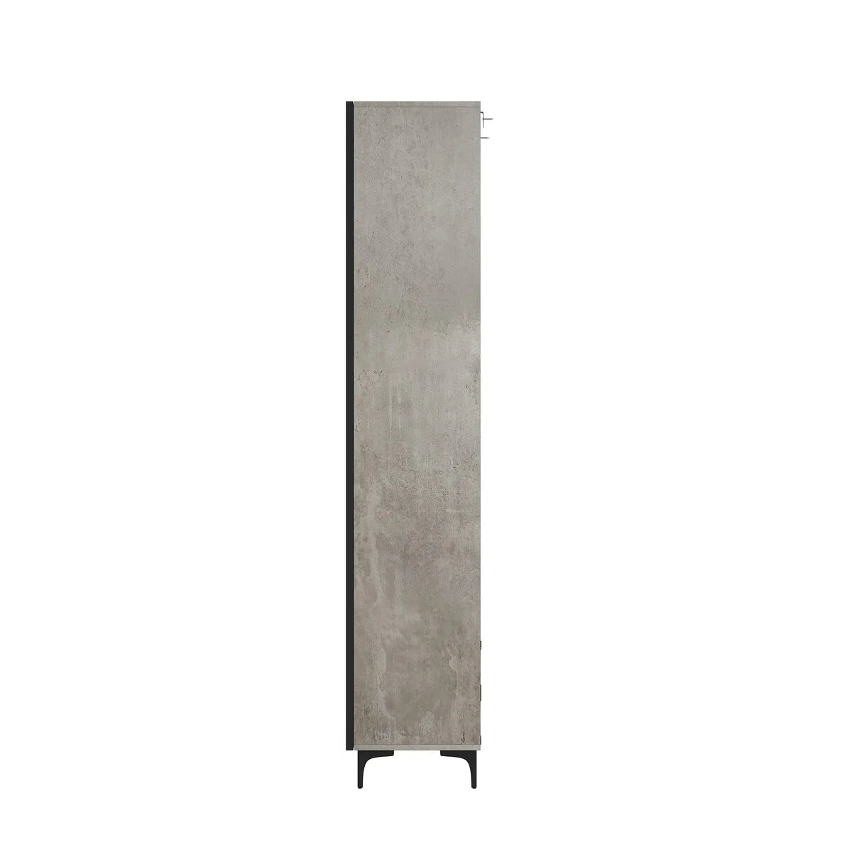 Kitchen Pantry Cabinets 5-Tier Tall Storage Cabinet with Glass Doors
