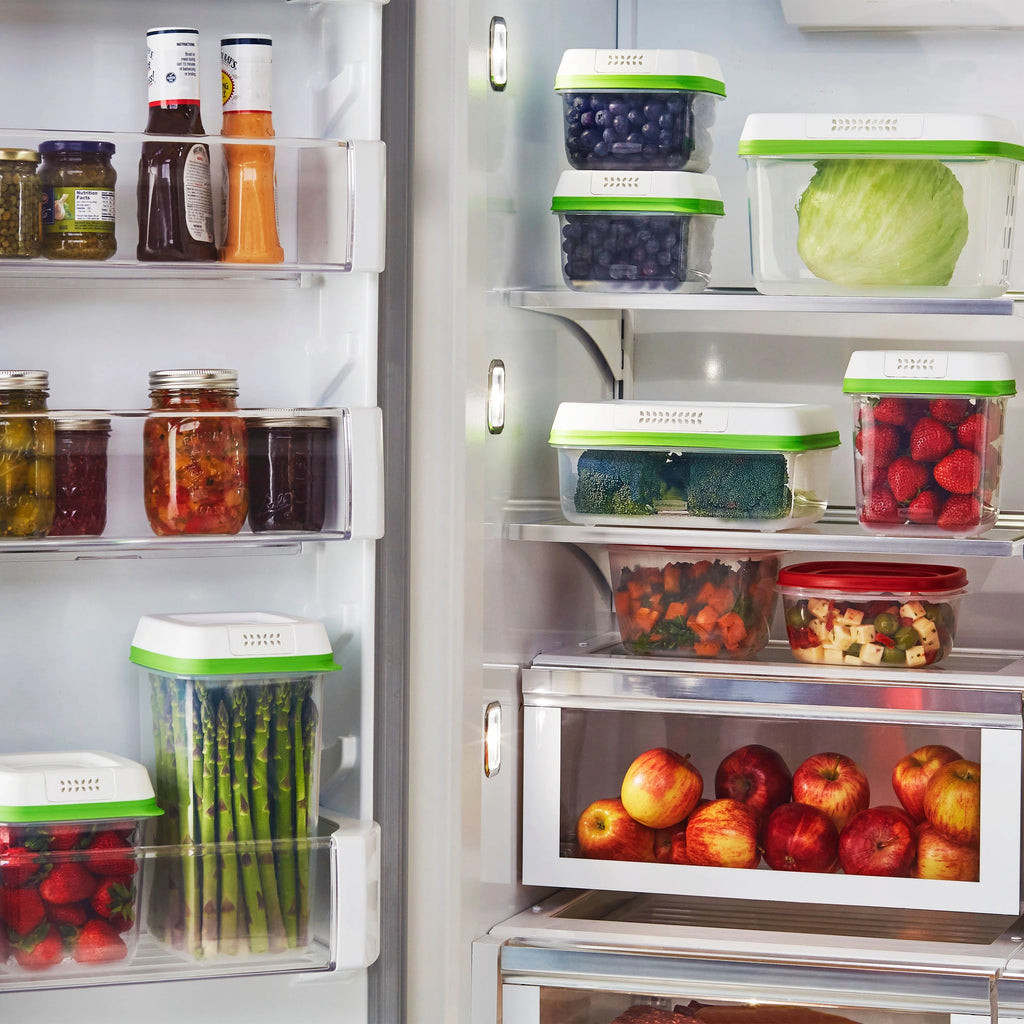 Rubbermaid® FreshWorks™ Produce Savers, Medium and Large Produce Storage Containers, 6-Piece Set